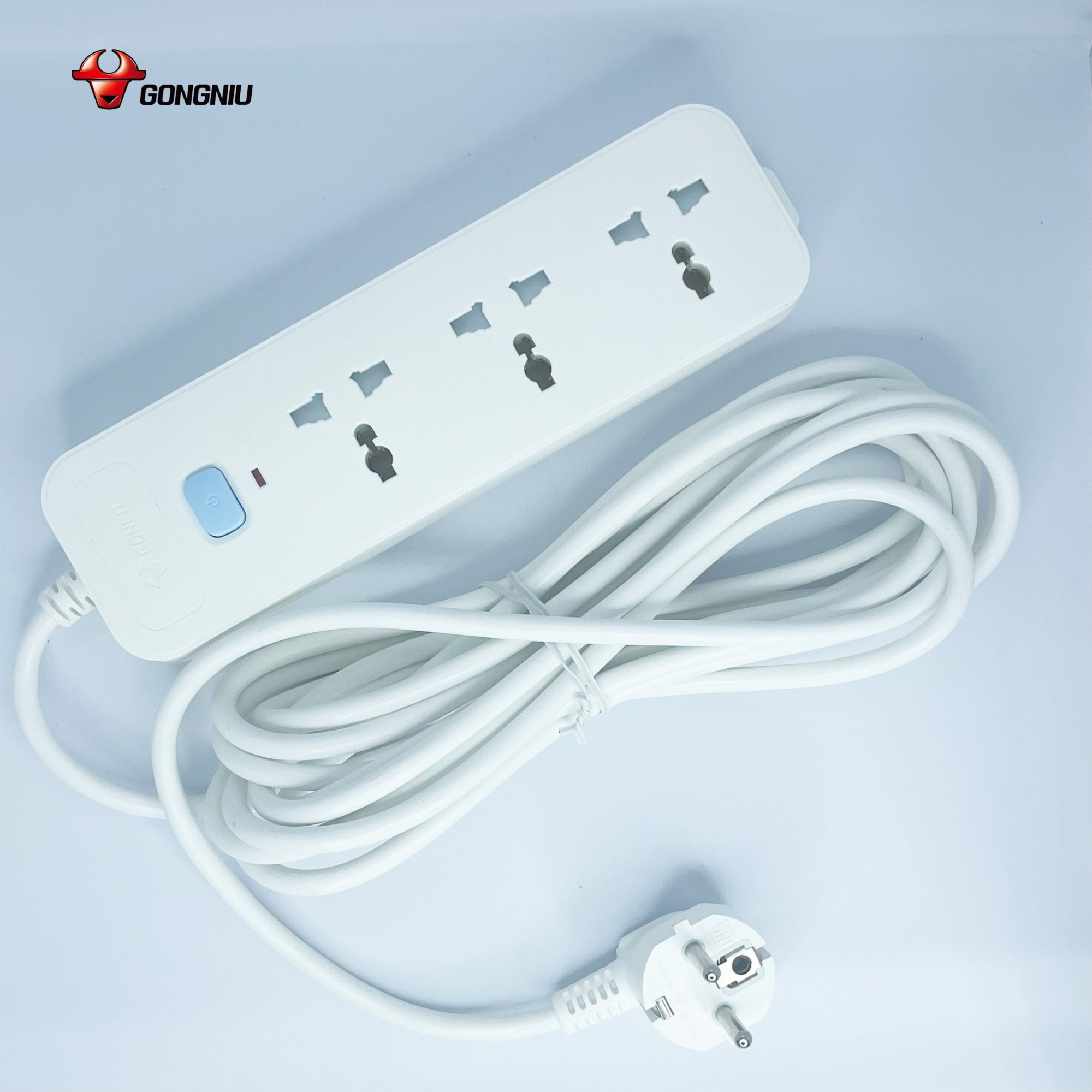 Ổ Cắm Điện GONEO N1030 – 3 Ổ Đa Năng 1 Công Tắc – Chống Cháy, Công Suất 2500W – Chính Hãng 7