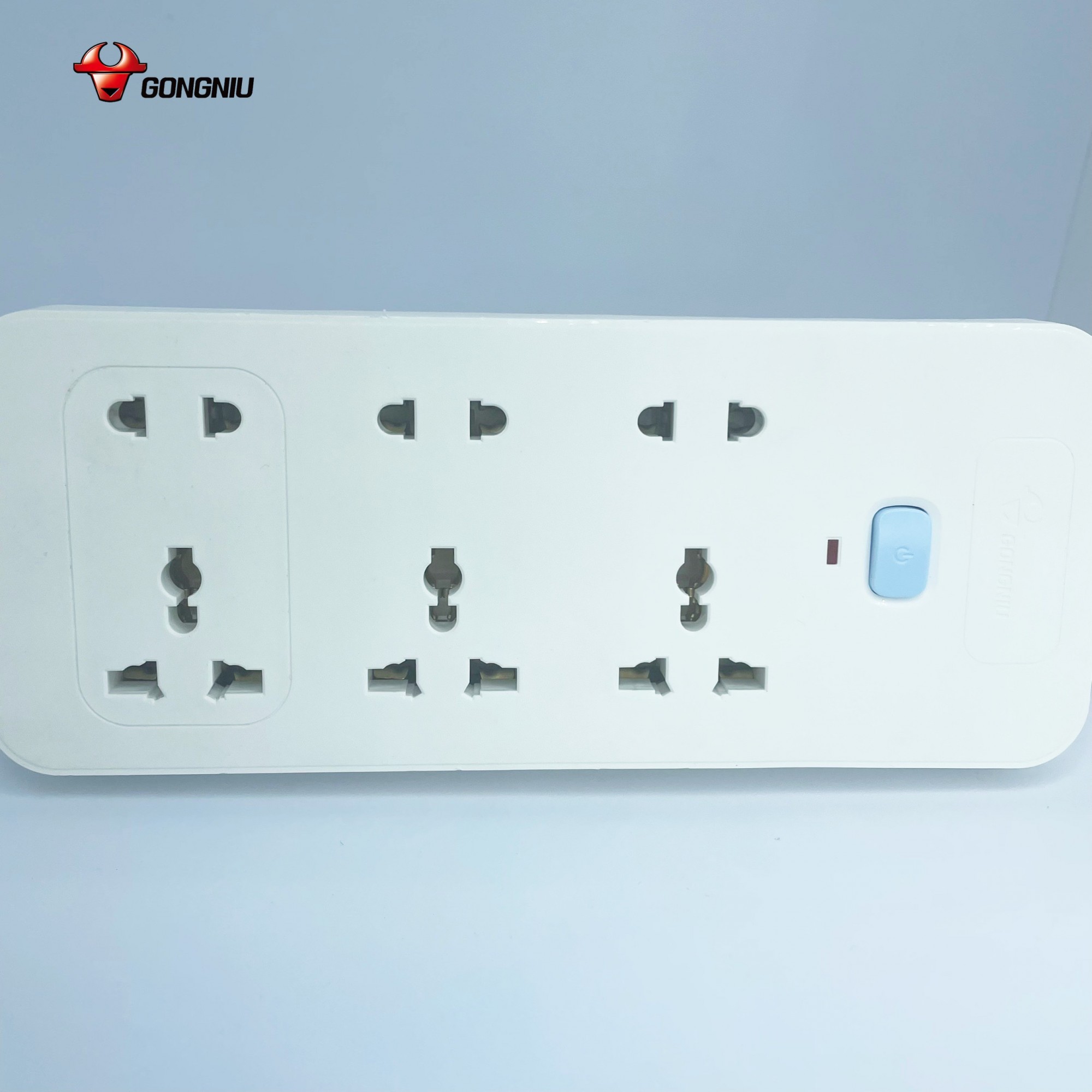 Ổ Cắm Điện GONEO 6 Ổ Đa Năng 1 Công Tắc N1330 - Dài 3m/5m - Chính Hãng - 2500W 9
