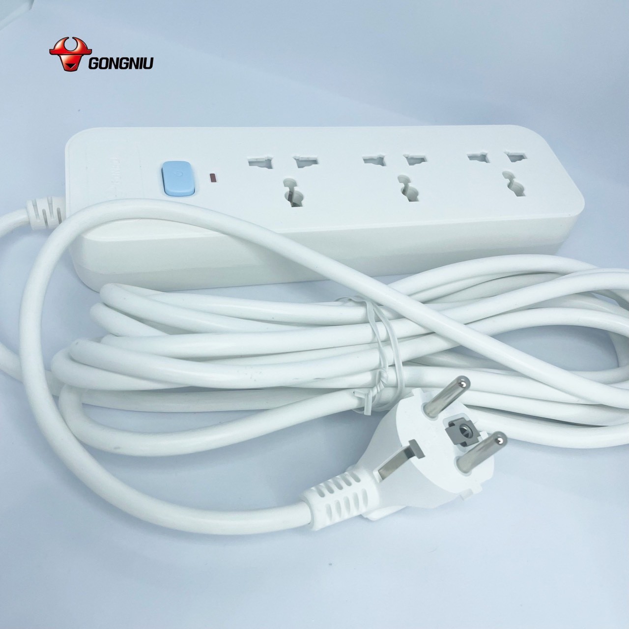 Ổ Cắm Điện GONEO N1030 – 3 Ổ Đa Năng 1 Công Tắc – Chống Cháy, Công Suất 2500W – Chính Hãng 8