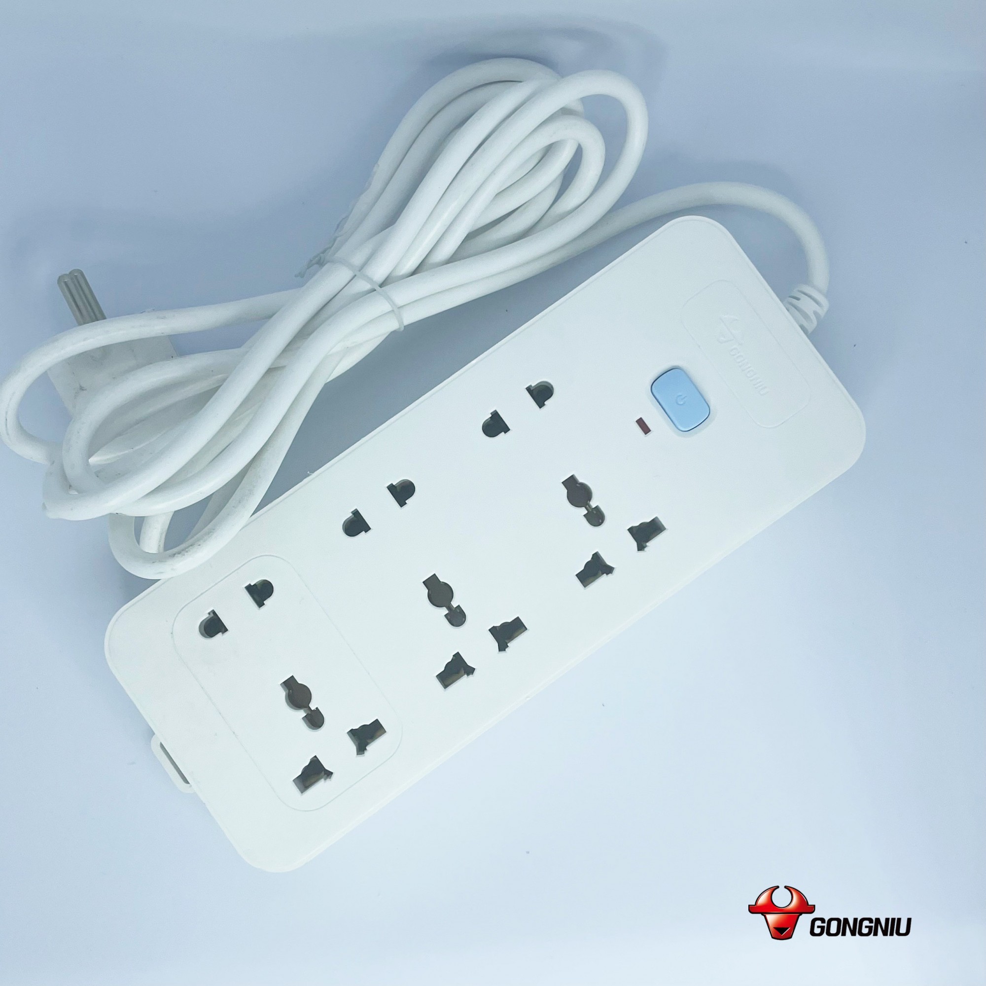 Ổ Cắm Điện GONEO 6 Ổ Đa Năng 1 Công Tắc N1330 - Dài 3m/5m - Chính Hãng - 2500W 7