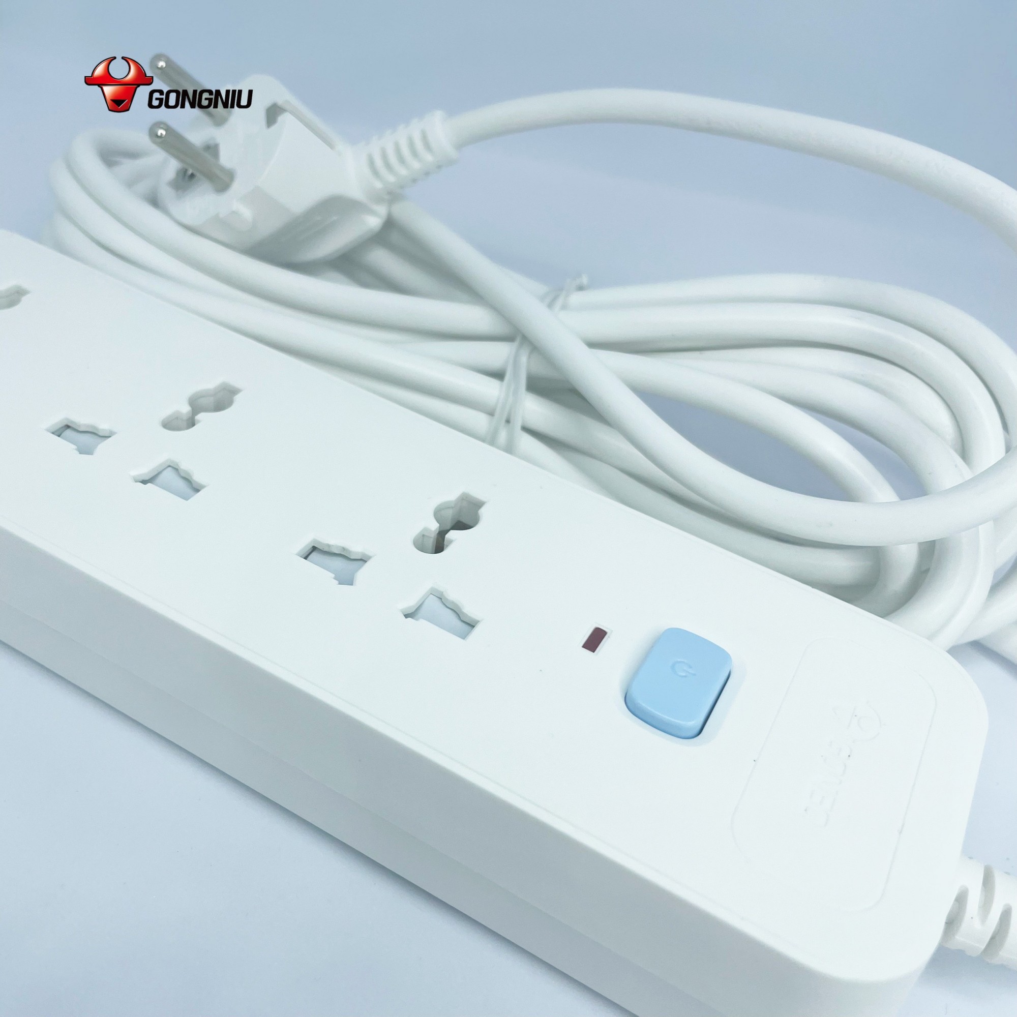Ổ Cắm Điện GONEO N1030 – 3 Ổ Đa Năng 1 Công Tắc – Chống Cháy, Công Suất 2500W – Chính Hãng 9