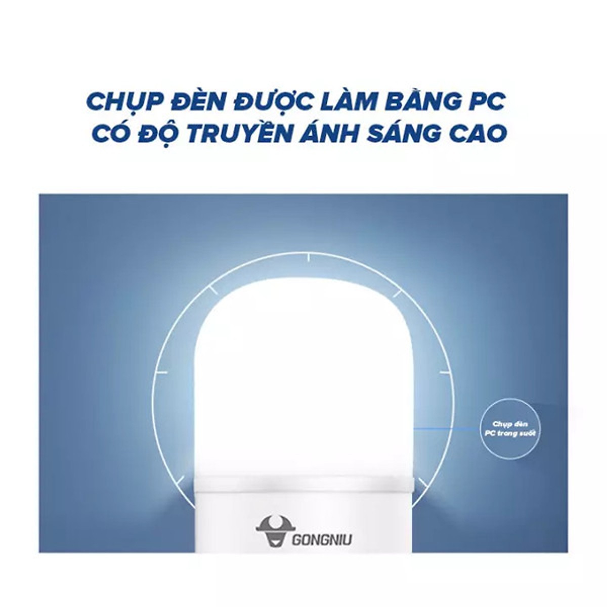 Bóng đèn LED Bulb Trụ Goneo MQ – C040B AS (E27/40W/6500K) – Ánh sáng trắng – Bền bỉ – Tiết kiệm điện