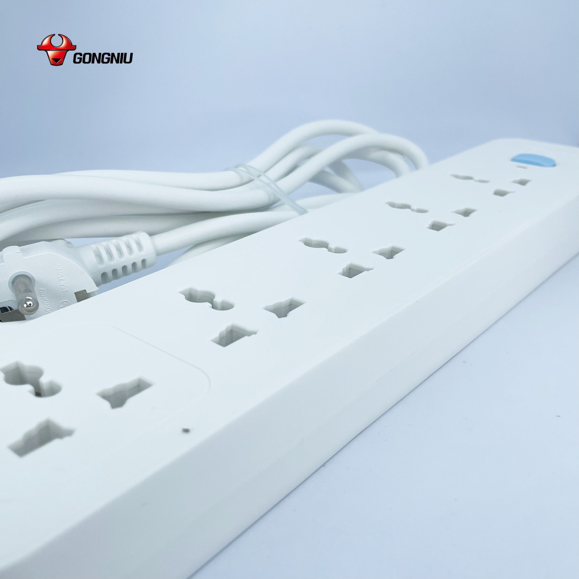 Ổ Cắm Điện Chống Cháy GONEO 5 Ổ Đa Năng 1 Công Tắc - N1050/250V/2500W - Chính Hãng GONEO 8
