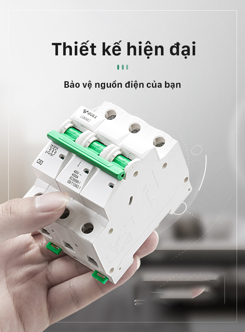 Bộ ngắt mạch điện – Aptomat 3 pha Goneo - Chất lượng – Chính hãng 4