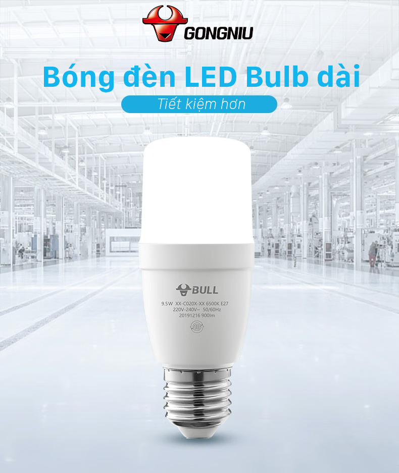 Bóng đèn LED Bulb Goneo 6W E27 – MQ-E006A- BS 6500K – Hiệu Suất Cao