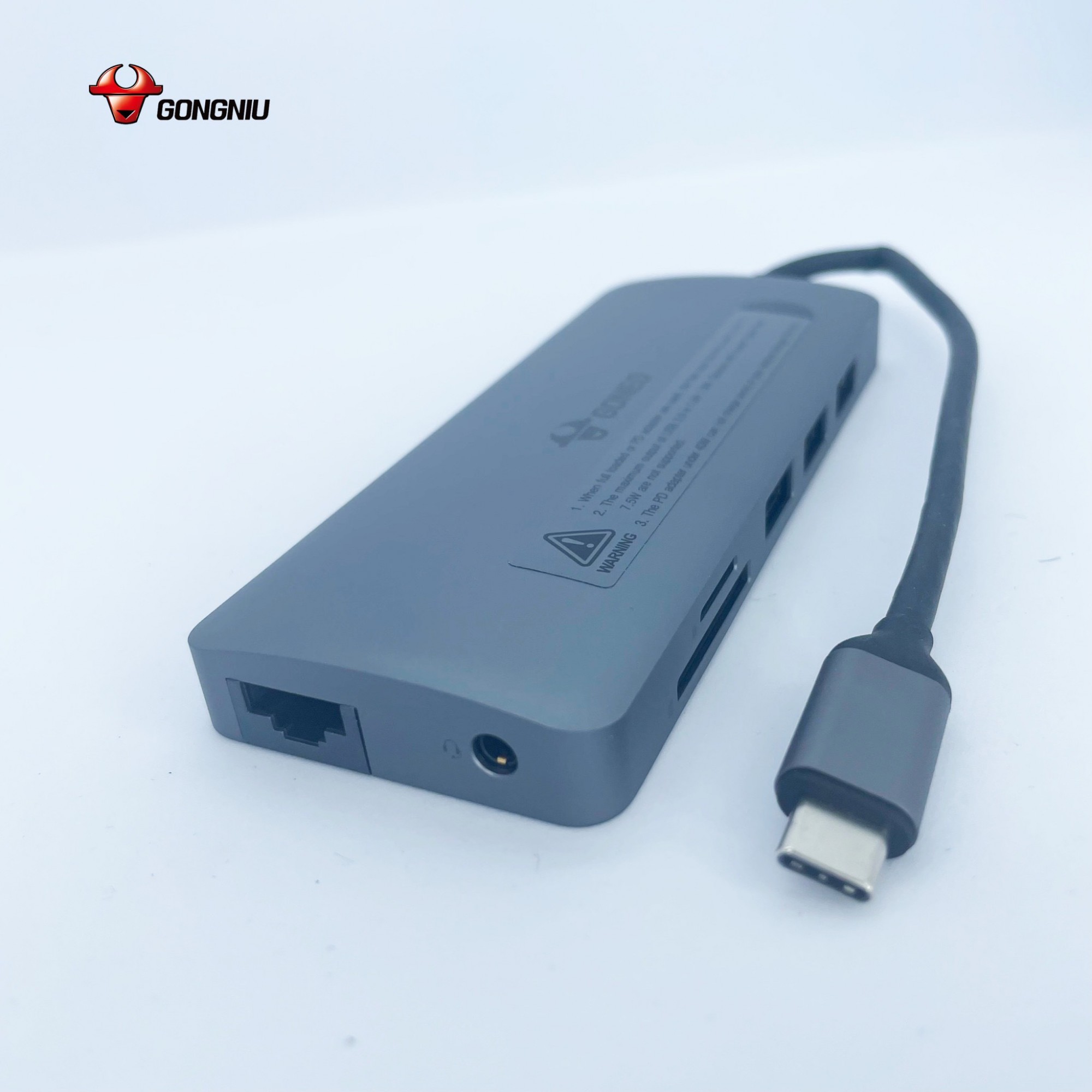 HUB GONEO 11 in 1 USB-C Docking Station, DEX với 2 cổng HDMI 4K, Sạc Nhanh Chuẩn PD 100W ,5Gbps USB-C,1000Mbps Ethernet Port,USB C Dongle for MacBook, Dell XPS, Samsung Galaxy 13