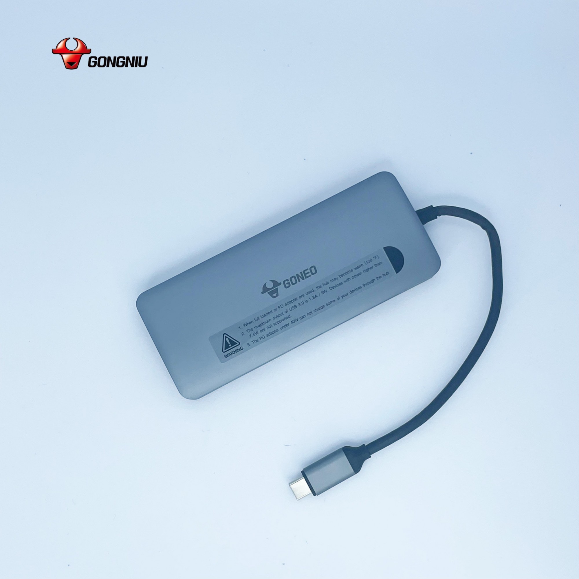 HUB GONEO 11 in 1 USB-C Docking Station, DEX với 2 cổng HDMI 4K, Sạc Nhanh Chuẩn PD 100W ,5Gbps USB-C,1000Mbps Ethernet Port,USB C Dongle for MacBook, Dell XPS, Samsung Galaxy 11