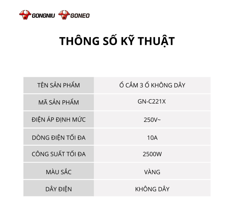 Ổ CẮM KHÔNG DÂY CHỐNG VA ĐẬP NHỎ GỌN CHO CÔNG TRÌNH 11