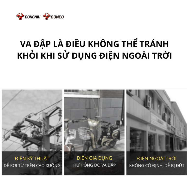 Ổ CẮM KHÔNG DÂY CHỐNG VA ĐẬP NHỎ GỌN CHO CÔNG TRÌNH 2
