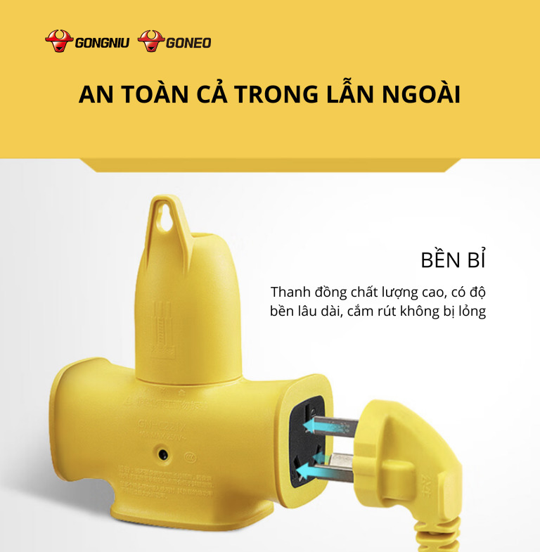 Ổ CẮM KHÔNG DÂY CHỐNG VA ĐẬP NHỎ GỌN CHO CÔNG TRÌNH 4