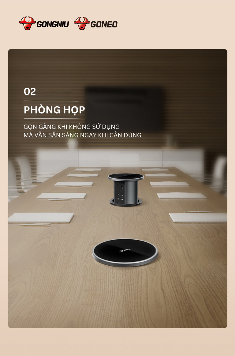 Ổ CẮM ÂM BÀN GN-SD104U HIỆN ĐẠI- ĐẲNG CẤP 12