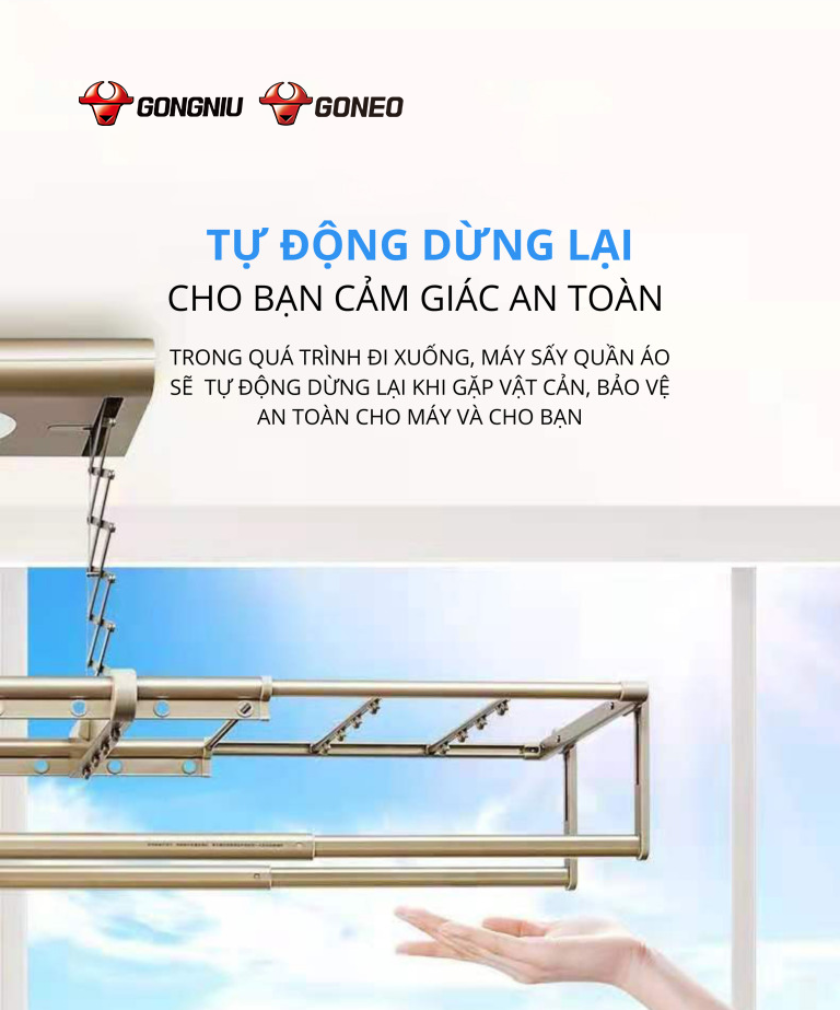 GIÁ PHƠI ĐỒ THÔNG MINH GN-1101 12