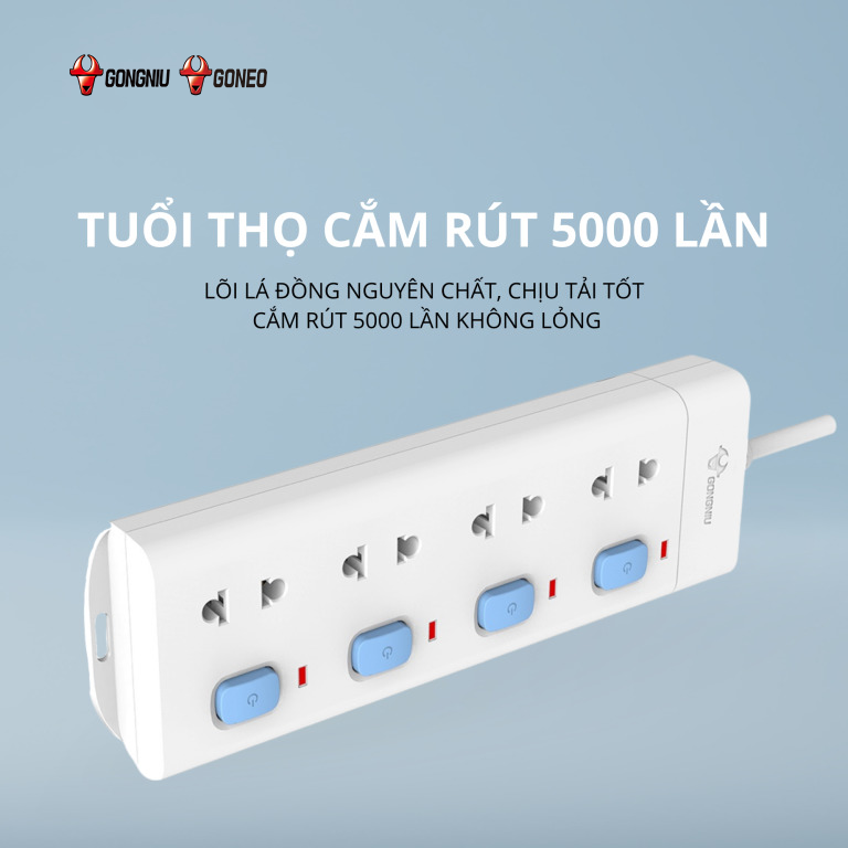 Ổ CẮM 4 Ổ 4 CÔNG TẮC V3040 3