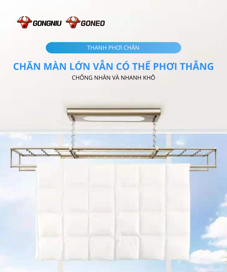 GIÁ PHƠI ĐỒ THÔNG MINH GN-1101 5
