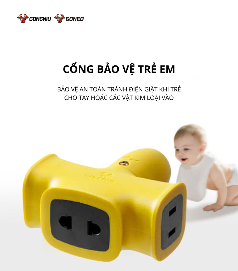 Ổ CẮM KHÔNG DÂY CHỐNG VA ĐẬP NHỎ GỌN CHO CÔNG TRÌNH 5