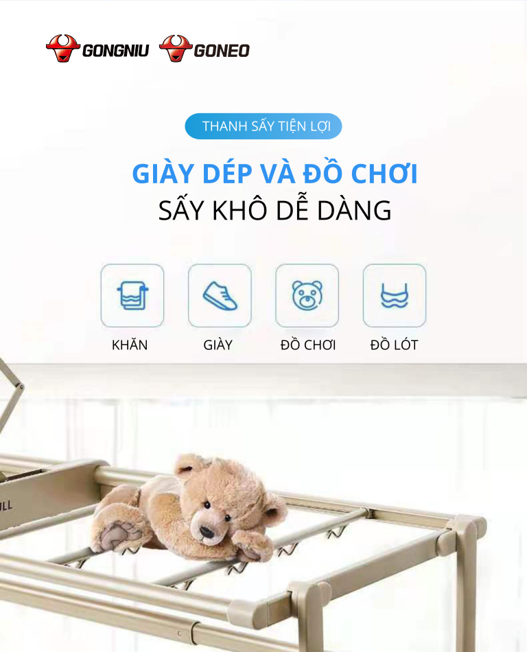 GIÁ PHƠI ĐỒ THÔNG MINH GN-1101 9