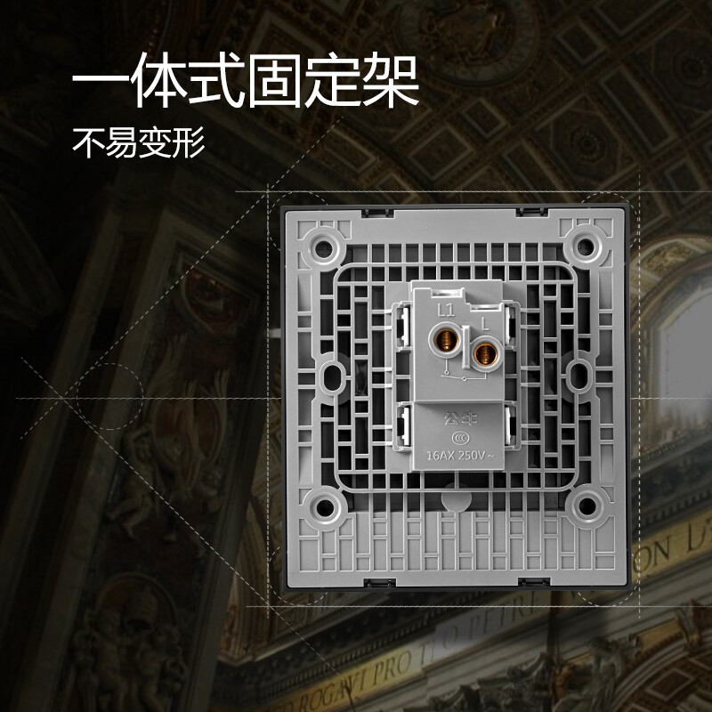 Công tắc một cực (màu đen) Goneo 1